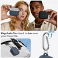 thumbnail image 5 of for AirPods Pro 3 Case 2025 with Cleaner Kit,Soft Silicone Protective Cover for AirPods Pro 3rd Generation Cases for Women Men,AirPod Pro 3 Case Accessories with Keychain-Dark Grey, 5 of 7
