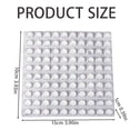 thumbnail image 3 of Less Than 5 Office&Craft&Stationery Hemispherical Silicone Foot Mat Transparent Anti Collision Grain Furniture Muffler Mat Color Silicone Anti Slip Mat Anti Collision Sticker, 3 of 9