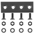 thumbnail image 1 of WORGEOUS 1 Set Sliding Barn Door Hardware Track Connector Kit Metal Splicing Piece, 1 of 9