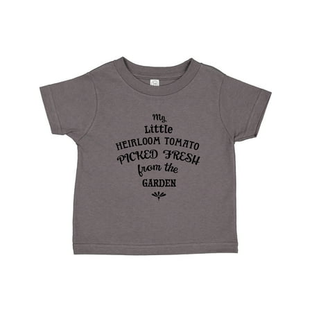 

Inktastic My Little Heirloom Tomato Picked Fresh from the Garden Boys or Girls Toddler T-Shirt