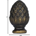 thumbnail image 2 of Urbanest Pineapple Lamp Finial – 2 Inch Tall, Bronze With Gold Highlights – Decorative Lamp Shade Finial for Table & Floor Lamps- 1 Piece, 2 of 2
