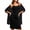Black, variant on Women's Chiffon Shawls and Wraps, Wedding Evening Cape Flapper Scarf Stole, Elegant Soft Bridal Bolero Party Dress Cover Up