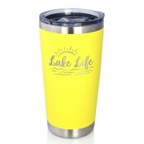 Bevvee Insulated Travel Tumbler 20 oz Lake Life Lake Enthusiast Gifts Tumblers