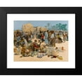 thumbnail image 2 of Alphons Leopold Mielich 14x11 Black Modern Framed Museum Art Print Titled - The Pottery Seller, 2 of 5