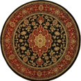 thumbnail image 1 of Well Woven 541034R Medallion Kashan Traditional Round Rug, Black - 3 ft. 11 in., 1 of 1