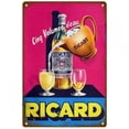 thumbnail image 4 of Letreros de hojalata de metal, placa Un Richard Un Vati, decoración de pared, carteles vintage, pintura de hierro para cuevas de hombres, cafeterías, jardines, clubes y bares, 4 of 5