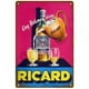 thumbnail image 4 of Letreros de hojalata de metal, placa Un Richard Un Vati, decoración de pared, carteles vintage, pintura de hierro para cuevas de hombres, cafeterías, jardines, clubes y bares, 4 of 5