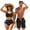 American Flag Camouflage, variant on Couples Matching Swimsuits Ice Cream Women's Bikini Sets High Waisted Men's Swim Trunks with Pocket Bathing Suit for Party Hawaii Couples Swimwear Matching Bathing Suits