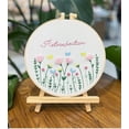 thumbnail image 4 of 3 Sets Embroidery Kit for Adult, Embroidery Kit Include Embroidery Cloth Hoops Threads for Craft Lover Hand Stitch with Embroidery Skill Techniques, 4 of 7