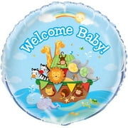 (4 pack) (4 Pack) 18" Foil Noah's Ark Baby Shower Balloon