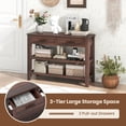 thumbnail image 5 of Spaco 3-tier Console Table with 2 Drawers for Living Room Entryway, Entryway Table Hallway Table, Storage-Friendly Hallway Table for Foyer & Entry Spaces, 5 of 7