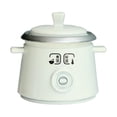 thumbnail image 1 of 1: 8 1:12 artesanía de metal casa de utensilios de cocina modelo miniatura olla arrocera juguetes para de niños - blanco, 1 of 9
