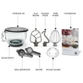 thumbnail image 6 of Kenmore Elite Ovation 5 Qt Stand Mixer, 500 Watt 10-Speed Motor, Revolutionary Pour-In Top, Tilt Head, Beater, Whisk, Dough Hook, Planetary Mixing, 360-Degree Splash Guard, Glass Bowl with Lid, Gray, 6 of 10