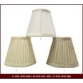 thumbnail image 4 of Royal Designs, Inc. Clip on Pleated Empire Chandelier Lamp Shade Flame Clip Fitter, CSO-1032-5BG-6, 3 x 5 x 4.5, Beige, 6 Pack, 4 of 5