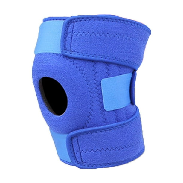 Rodillera De Neopreno Para Niños Y Jóvenes, Estabilizador Abierto Con Correas Ajustables, Rodilleras De Apoyo Para Baloncesto Y Deportes, 1 Unidad