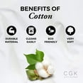 thumbnail image 7 of CGK Linens 3-Piece 400 Thread Count Cotton Sheet Set - Twin Size 100% Cotton Sateen Bed Sheets Fits 18"-24" Mattresses, Cream, 7 of 7