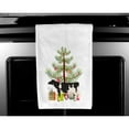 thumbnail image 3 of Carolines Treasures BB9189WTKT Holstein Cow Christmas White Kitchen Towel Set of 2 Dish Towels Teal 19 X 25" multicolor, 3 of 3