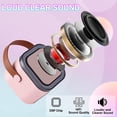 thumbnail image 2 of Máquina de karaoke Hopjuery Karaoke para niños y adultos con 2 micrófonos, color rosa, 2 of 7