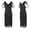 Black, variant on Clearance 2024 SMihono Fashion Girls Tunic Retro Sequins Ethnic Cocktail Dress Plus Size Vintage 1920s Flapper Tassel Slim Fit Flowy Raglan Short Sleeve Great Evening Party Dress Black S