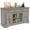Weathered Grey Oak, variant on HOMCOM Sideboard Buffet Cabinet, Coffee Bar Cabinet, Weathered Grey Oak