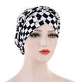 thumbnail image 4 of Turban pour Femmes Bonnet Pré-Noué Bonnet de Nuit, 4 of 8