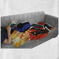 thumbnail image 5 of Abstract Woman Soft Flannel Fleece Throw Blanket, Modern Musical Jazz Poster Inspired Artwork with Trumpet, Cozy Plush for Indoor and Outdoor Use, 70" x 90", Charcoal Grey Multicolor, by Ambesonne, 5 of 5