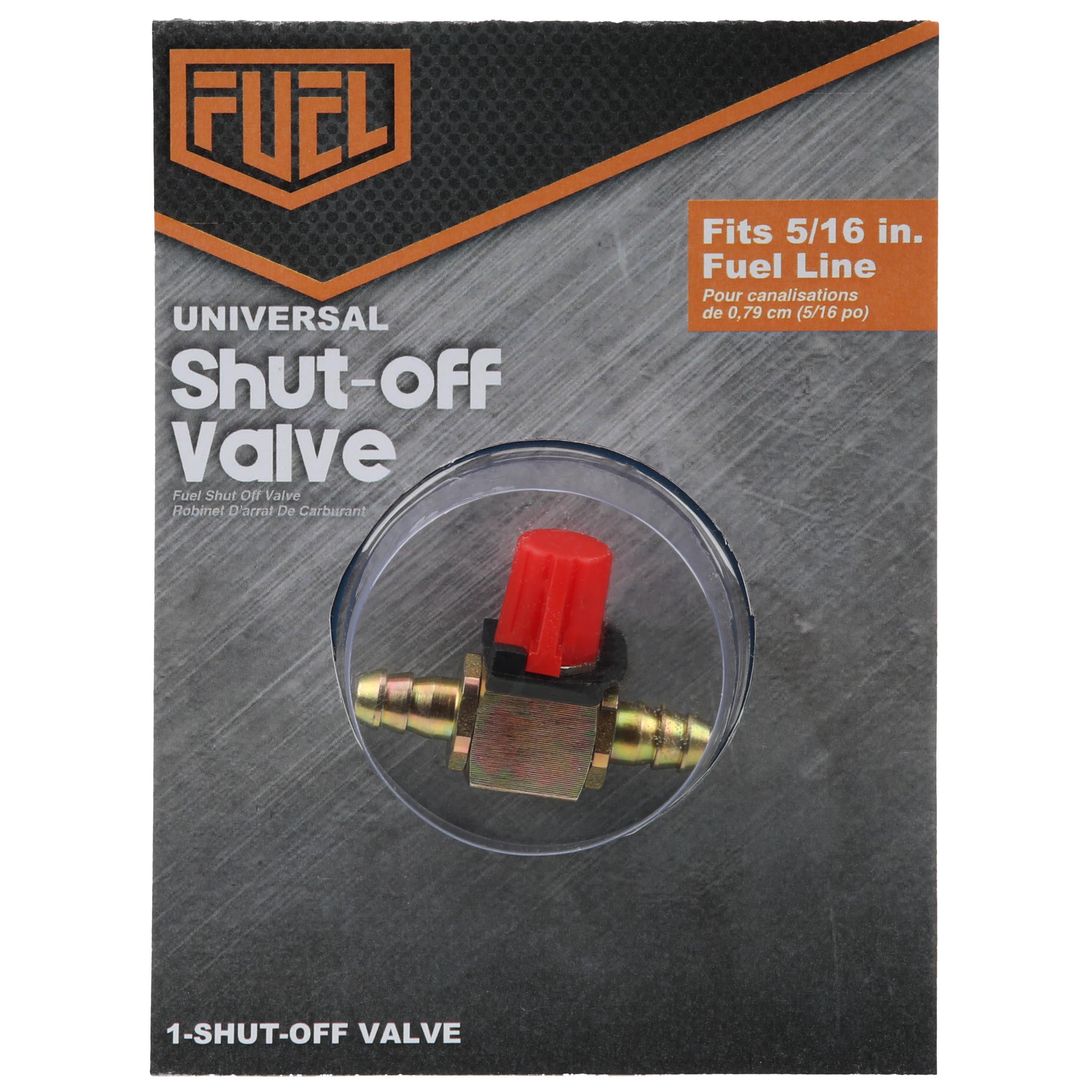 Fuel Helmets 5/16 inch straight shut off valve