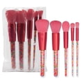 thumbnail image 1 of GOOHOCHY 5Pcs Makeup Set Premium Fiber Bristles Assorted Color Handle Cosmetics Brush for Daily Use, 1 of 8