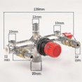 thumbnail image 1 of 90-120psi Air Compressor Manifold Regulator Gauges Pressure Durable Switch Control-B, 1 of 1