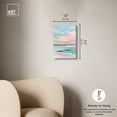 thumbnail image 5 of Blush Ocean I Canvas Print Pastel Coastal Art by Art Remedy, Gallery Wrapped, 10 x 15, 5 of 7