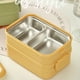 thumbnail image 3 of Fiambrera térmica para comida de Picnic para niños, doble capa, a prueba de fugas, para viajes de trabajo escolar Hugtrwg Para estrenar, 3 of 7
