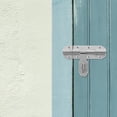 thumbnail image 2 of 1 Set Door Bolt Latch Heavy Duty Slide Security Lock Barrel Bolt Latch Stainless Steel Sliding Bolt Latch For Barn Shed And Home Gates Silver, 2 of 5
