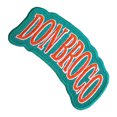 thumbnail image 2 of Don Broco Woven Logo Iron On Patch, 2 of 2