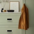 thumbnail image 4 of 10 Pack Matte Black Cabinet Knobs Kitchen Cabinet Hardware Black Drawer Pulls - Lsj22Bk Kitchen And Bathroom Knobs T Bar Square Modern Cabinet Door Pulls 2" Overall Length, 4 of 5