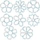 thumbnail image 1 of 16 pegatinas de arcoíris para ventana, 8 estilos, flores, no adhesivas, para vidrios, vinilo estático, impermeables, con efecto láser., 1 of 9
