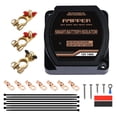 thumbnail image 1 of 12V 140Amp Dual Battery Isolator, Ampper Battery Voltage Sensitive Relay (VSR) Smart Battery Isolator for Car and More (with Battery Terminals, NO Cable), 1 of 8