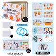 thumbnail image 1 of Feltree Educational Busy Book for Kids - Interactive Tear and Paste Flip Through Activity Book with Spring Summer Fall Winter Themes for Early Learning and Quiet Time, 1 of 7