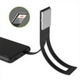 thumbnail image 3 of Lámpara de lectura LED recargable con 4 niveles de brillo ajustables, lámpara de lectura nocturna plegable con clips magnéticos para libros, tabletas, iPads, computadoras portátiles, etc., 3 of 5
