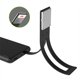 thumbnail image 3 of Lámpara de lectura LED recargable con 4 niveles de brillo ajustables, lámpara de lectura nocturna plegable con clips magnéticos para libros, tabletas, iPads, computadoras portátiles, etc., 3 of 5