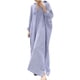 thumbnail image 1 of Vestidos Para Mujer Casual Maxi Vestidos Moda Algodón Rayas Solapa Suelta Irregular Cárdigan Vestido Odeerbi  ODB138709, 1 of 8