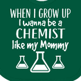 thumbnail image 4 of Inktastic Future Chemist Like Mommy Boys or Girls Baby Bib, 4 of 4