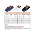 thumbnail image 2 of Gomelly Mens Casual Shoes Classic Flats Comfort Loafers Non-Slip Boat Shoe Wedding Party Dress Blue 8, 2 of 7