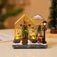 thumbnail image 4 of Invernadero navideño iluminado con luces LED para mesa, casa de Navidad, casa de nieve musical, regalos de fiesta, casa de Navidad para fiesta de Navi, 4 of 8