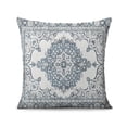 thumbnail image 2 of Exquisite Ethnic Boho 20x20inch Pillow Covers, Set of 2, Decorative Linen Blue Carpet Design, Perfect Farmhouse Throw Pillows for Sofa, Couch, Outdoor Use, 2 of 7