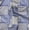 Blue, variant on Soimoi Pure Silk Blue Fabric By the Yard - 42 Inch Wide - Ethnic Geometric Material - Artistic and Modern Patterns for Various Uses Printed Fabric