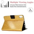 thumbnail image 4 of Case for iPad 10 2022, Allytech for iPad 10.9" 10th Gen, Slim Premium PU Leather Anti-Shock Drop Proof Non-Slip Stand Wallet Case with Card Holder for iPad 10th Generation 10.9 inch 2022, Gold, 4 of 6