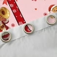 thumbnail image 4 of Manfei Girly Pink Christmas Blackout Curtains Set of 2 (52x84 Each) for Child, Bowknot Monogrammed T Window Curtains, Kawaii Xmas Tree Curtains and Drapes, Living Room Curtains Decor, 4 of 6