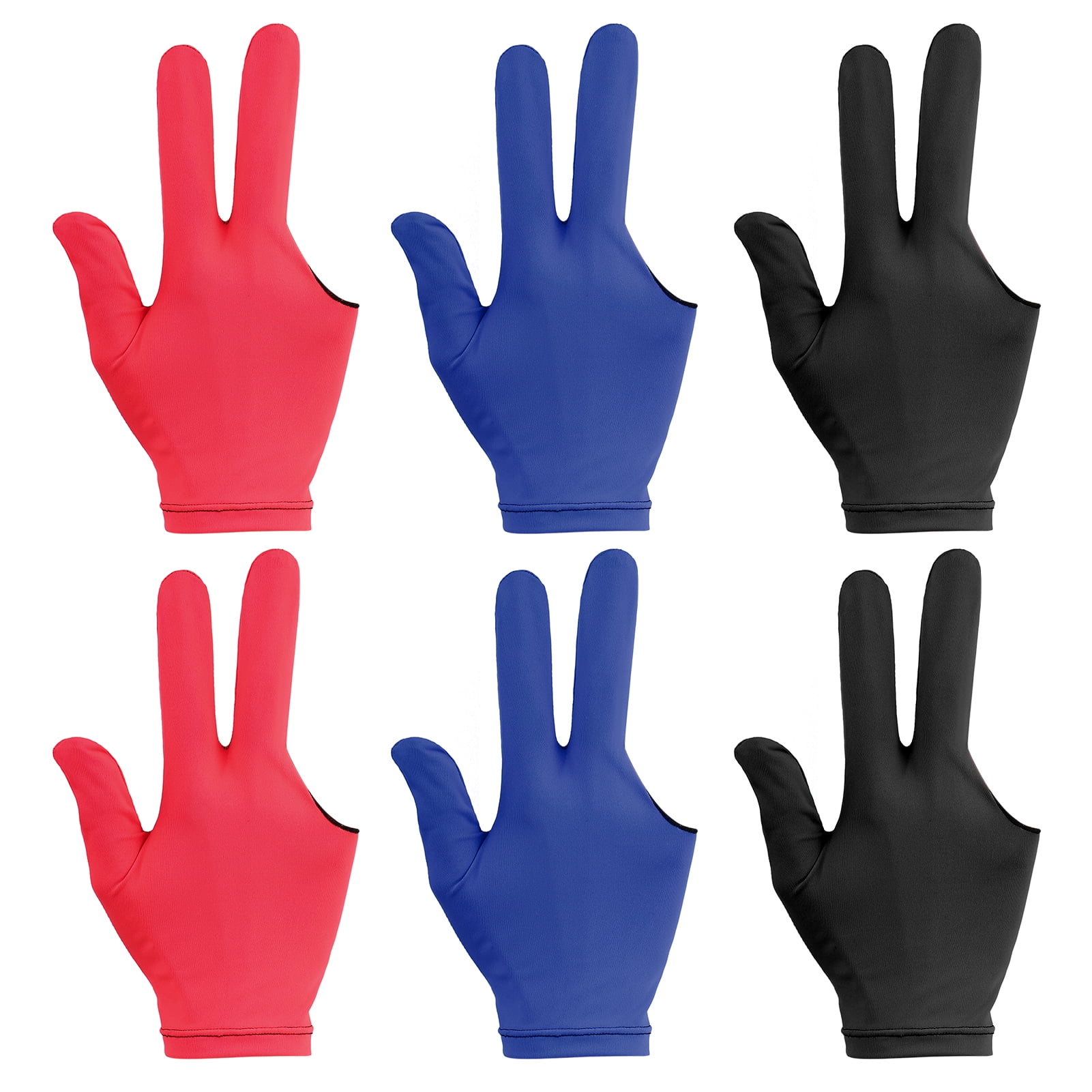 Blue for Left hand Billiard GLOVE by Fortuna Classic with Strap 