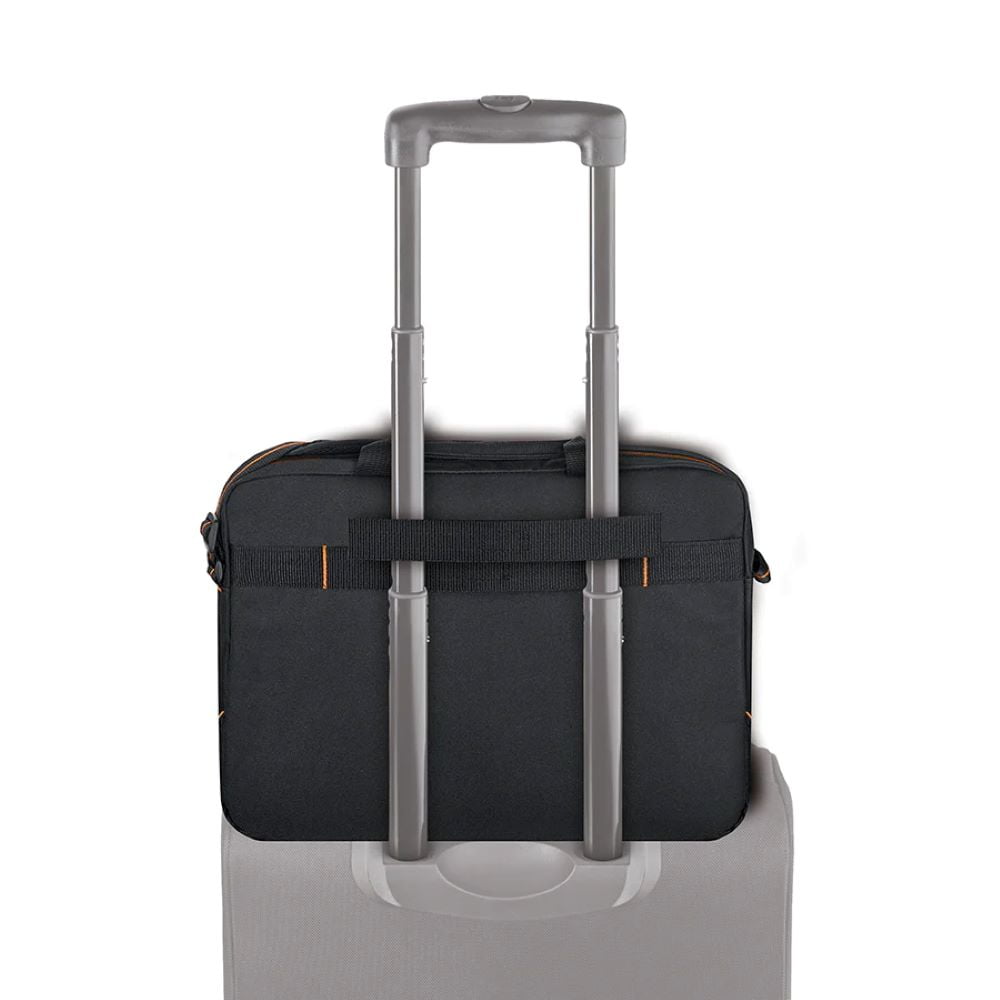 Solo New York Ace Slim Briefcase, Black, Polyester