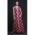 thumbnail image 2 of Bimba Floral Printed Front Slit Sleeveless Summer Spring Long Women BeachÂ&nbsp;Dress-XXX-Large, 2 of 5